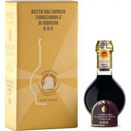 Aop Vinaigre Balsamique Traditionnel De Modena Extra Vieux 25 Ans Gold Box 100ml