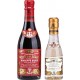 Set Giusti Vinaigre Balsamique De Modena Igp 3 Médailles Or riccardo Giusti 250 Ml Et Condiment Blanc 100ml