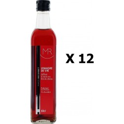 NC Lot 12x Vinaigre De Vin Rouge Mr Bouteille 500ml les 12 bouteilles