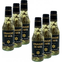 NC Vinaigre De Miel Ail Et Thym Le Rucher De Macameli les 6 bouteilles de 0.25L