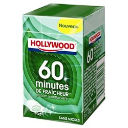 Hollywood 60 Minutes De Fraicheur Menthe Verte 3 Etuis (lot de 10 x 18 étuis)