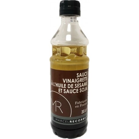 Sauce Vinaigrette À L'huile De Sésame Et Sauce Soja Fabriquée En France Mr Bouteille 350ml la bouteille