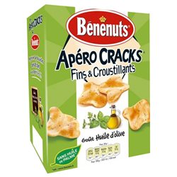 Bénénuts Apéro Cracks Olive 90g (lot de 10 x 3 boîtes)