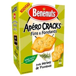 Bénénuts Apéro Cracks Herbes de Provence 85g (lot de 10 x 3 boîtes)