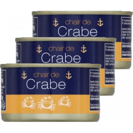 NC Chair De Crabe Agidra les 3 boîtes de 0.17Kg