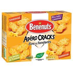 Bénénuts Apéro Cracks Coffret 280g (lot de 10 x 3 boîtes)