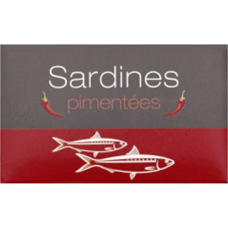 NC Sardines Pimentées Maroc Conserve 125g l'unité de 0.12Kg