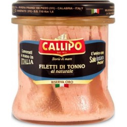 NC Filets De Thon Callipo Au Naturel Riserva Oro 150 Gr