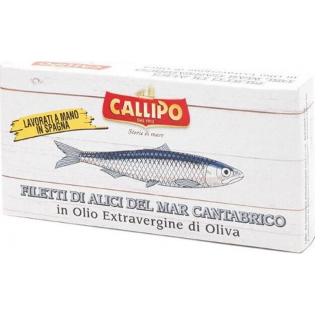 Filets D'anchois De Cantabrie À L'huile D'olive Extra Vierge 50 Gr