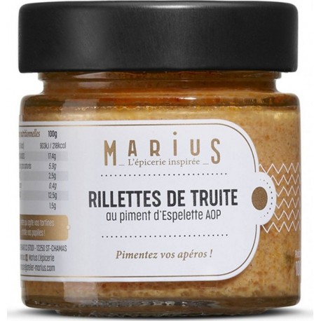 Aop Rillettes De Truite Au Piment D'espelette Aop