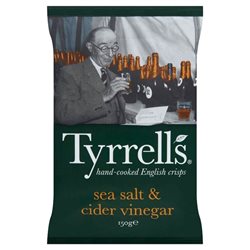 Tyrrell's Chips Vinaigre de Cidre 150g (lot de 10 x 3 sachets)