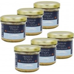 NC Rillettes De Thon Au Poivre Sichuan Agidra les 6 unités de 0.09Kg