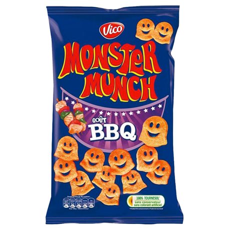 Monster Munch Barbecue 85g (lot de 10 x 6 sachets)