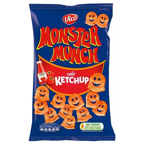 Monster Munch Ketchup 85g (lot de 10 x 6 sachets)