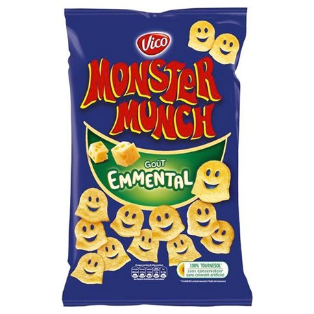 Monster Munch Emmental 85g (lot de 10 x 6 sachets)