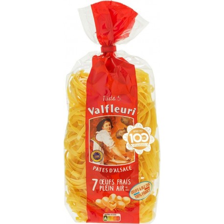 Valfleuri Pâtes Gamme Fines Et Savoureuses nids 5mm l'unité de 0.5Kg