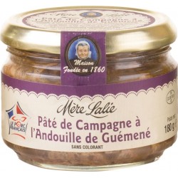 NC Pâté De Campagne À L'andouille De Guémené Mère Lalie l'unité de 0.18Kg