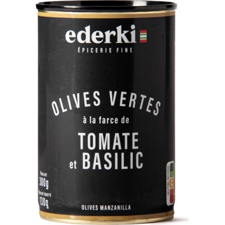 NC Olives Farcies À La Tomate Et Basilic 300g