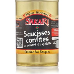 NC Saucisses Confites Au Piment D'espelette 400g