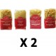 Lot 8x500g Pâtes Fidelini Corti + Penne Rigate + Conchiglioni + Coquilettes Savino Pasta les 8 unités de 0.5Kg