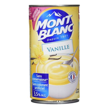 Mont Blanc Crème Dessert Vanille 4,3Kg (lot de 2)