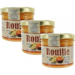 NC Lot 3x Rouille Bocal 90g les 3 bocaux de 0.09Kg