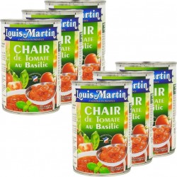 NC Lot 6x Chair De Tomate Au Basilic Louis Martin Boîte 400g