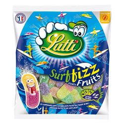 Lutti Surffizz Fruits 200g (lot de 8)