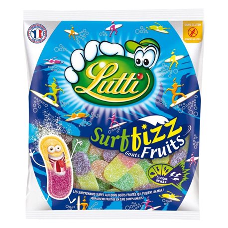 Lutti Surfizz Fruits 200g (lot de 8)