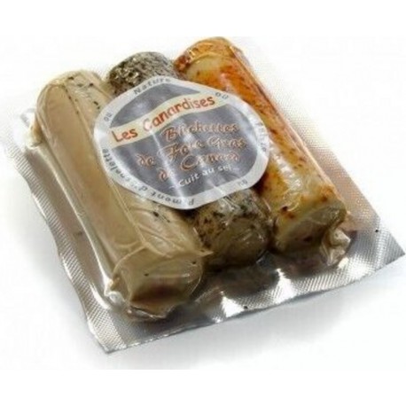 NC 3 Rouleaux De Foie Gras Entier Cuits Au Sel 150g