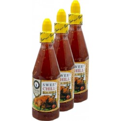 Sauce Sweet Chili Thaï Dancer les 3 bouteilles de 0.43L