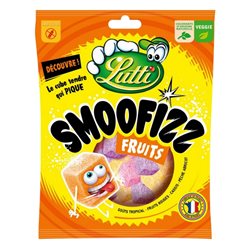 Lutti Smoofizz Fruits 200g (lot de 8)