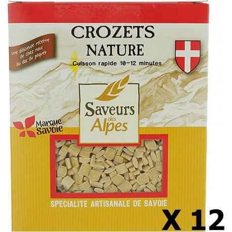 NC Lot 12x Crozets Nature Saveurs Des Alpes Boîte 400g les 12 boîtes de 0.4Kg