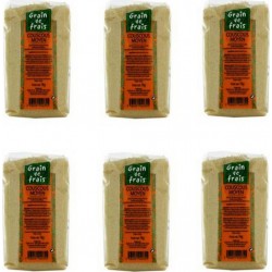 NC Lot 6x Couscous Moyen Grain De Frais Paquet 1Kg les 6 unités de 1.0Kg