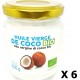 NC Lot 6x Huile Vierge De Coco Bio Pot 225ml les 6 unités