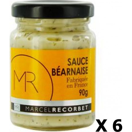 Lot 6x Sauce Béarnaise Fabriquée En France Mr Pot 90g les 6 unités de 0.09Kg