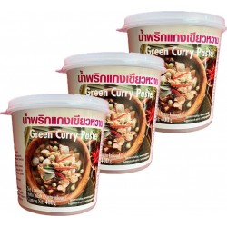 NC Pate Curry Vert Thaïlande Pot 400g les 3 unités de 0.4Kg