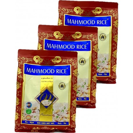 NC Riz Long Sella Basmati Mahmood les 3 unités de 0.9Kg