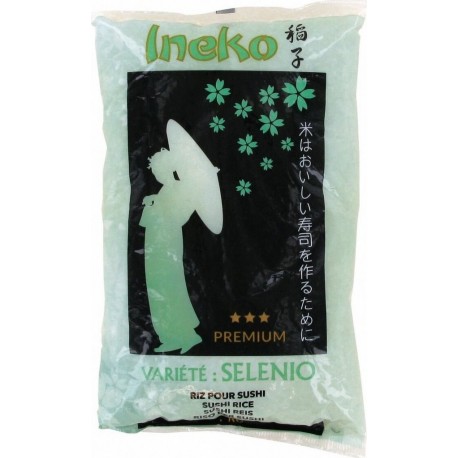 NC Riz Pour Sushi Ineko Variété Premium Selenio Petit Grain Sac De 1Kg Ou 10Kg 1Kg 1000g