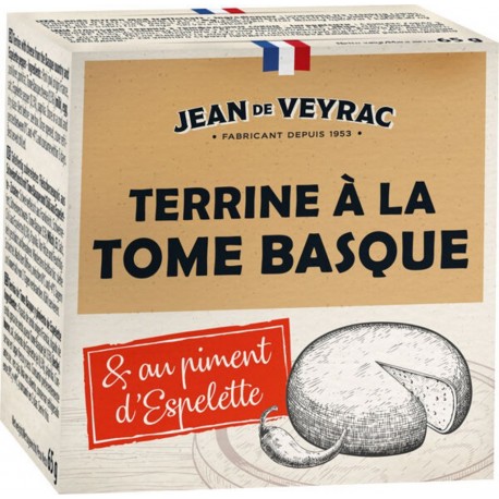 Terrine À La Tome Basque Et Au Piment D'espelette 65g la piéce de 65g