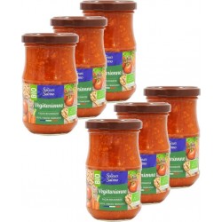 NC Sauce Végétarienne Façon Bolognaise Bio Les Saveurs De Savino les 6 unités de 0.2Kg