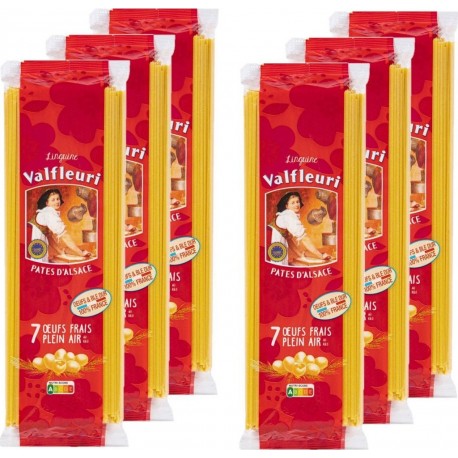 Valfleuri Pâtes Gamme Fines Et Savoureuses linguine les 6 unités de 0.5Kg