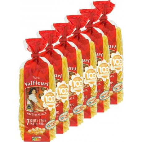 Valfleuri Pâtes Gamme Fines Et Savoureuses penne les 6 unités de 0.25Kg