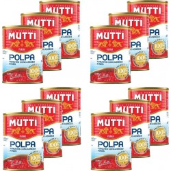 Mutti Pulpe De Tomates Fine Polpa les 12 boîtes de 0.4Kg