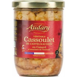 Canard Véritable Cassoulet De Castelnaudary Au Et Saucisses De Toulouse En Bocal Pot De 780g (2 Parts)