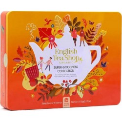 NC Coffret De 36 Sachets De Thés Et D'infusions Collection Super Goodness Coffret Métal 36 Sachets