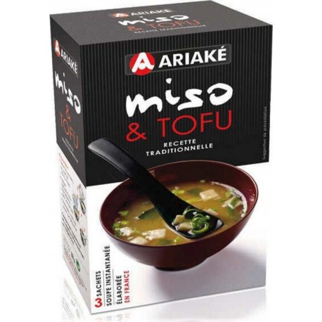 NC Soupe Miso Et Tofu Instantanée En Sachets 3 Sachets De 11g