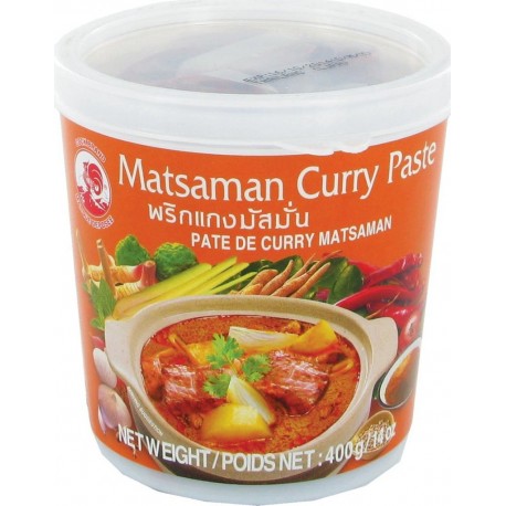 Coq Pâte De Curry Massaman / Matsaman 400g Marque 4 Pots les 4 pots de 0g