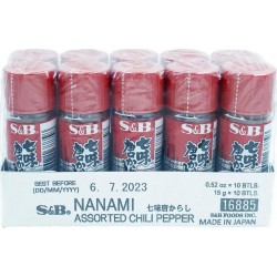 NC Mélange De 7 Épices Pimentées Japonais 15g/flacon 10 Pots les 10 pots de 150g