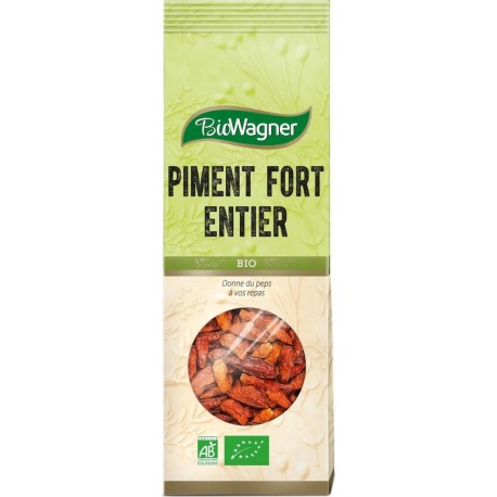 NC Piment Fort Entier Bio Sachet l'unité de 25g